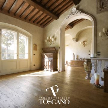 Vecchia Toscana Dark Walnut deski podłogowe Toscano podłogi drewniane Forestile