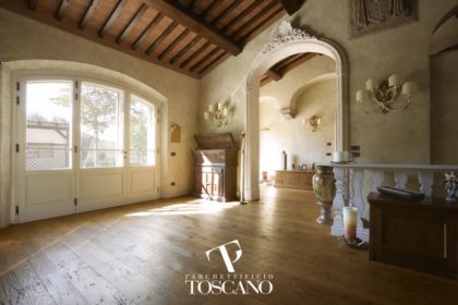Vecchia Toscana Dark Walnut deski podłogowe Toscano podłogi drewniane Forestile