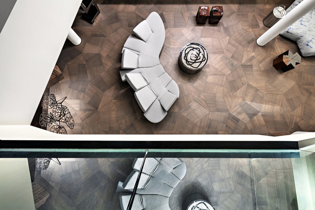 SLIDE parkiet modularny zaprojektowany przez Daniele Lago