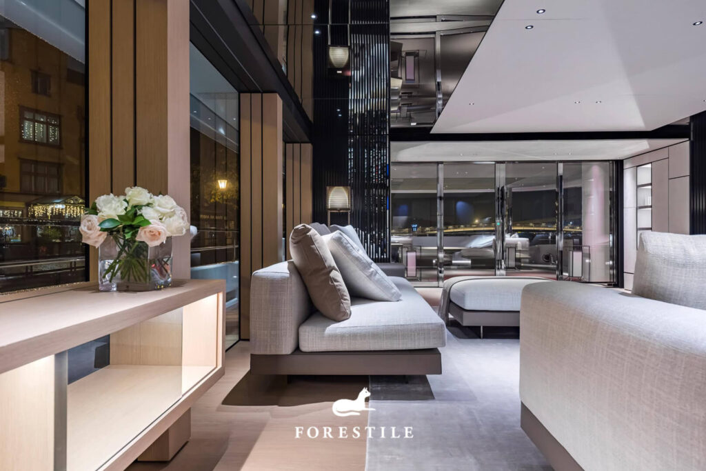 Super jacht ACE c144s - main deck - salon