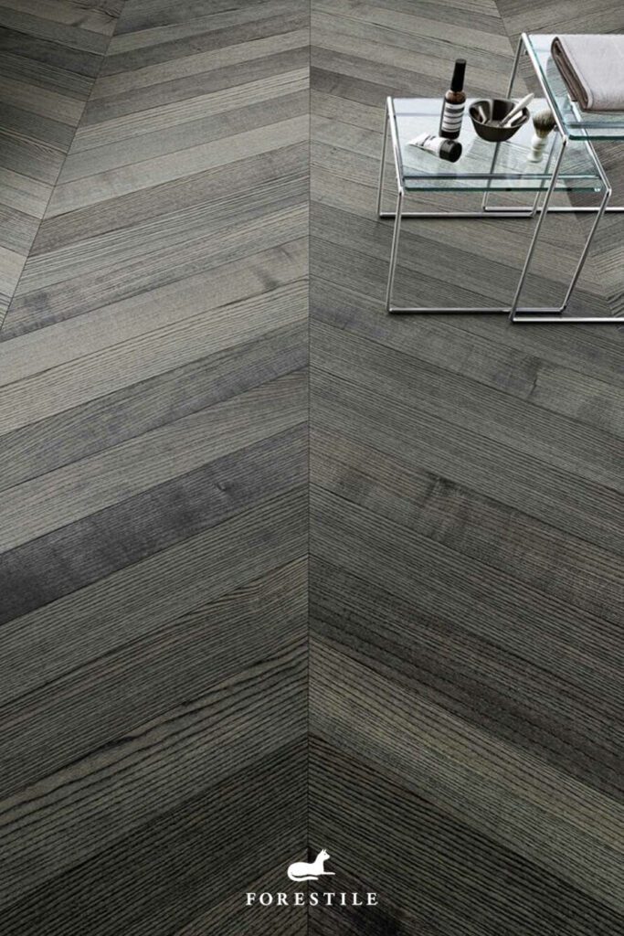 CIRCULAR - jodełka GRAPHIT Listone Giordano