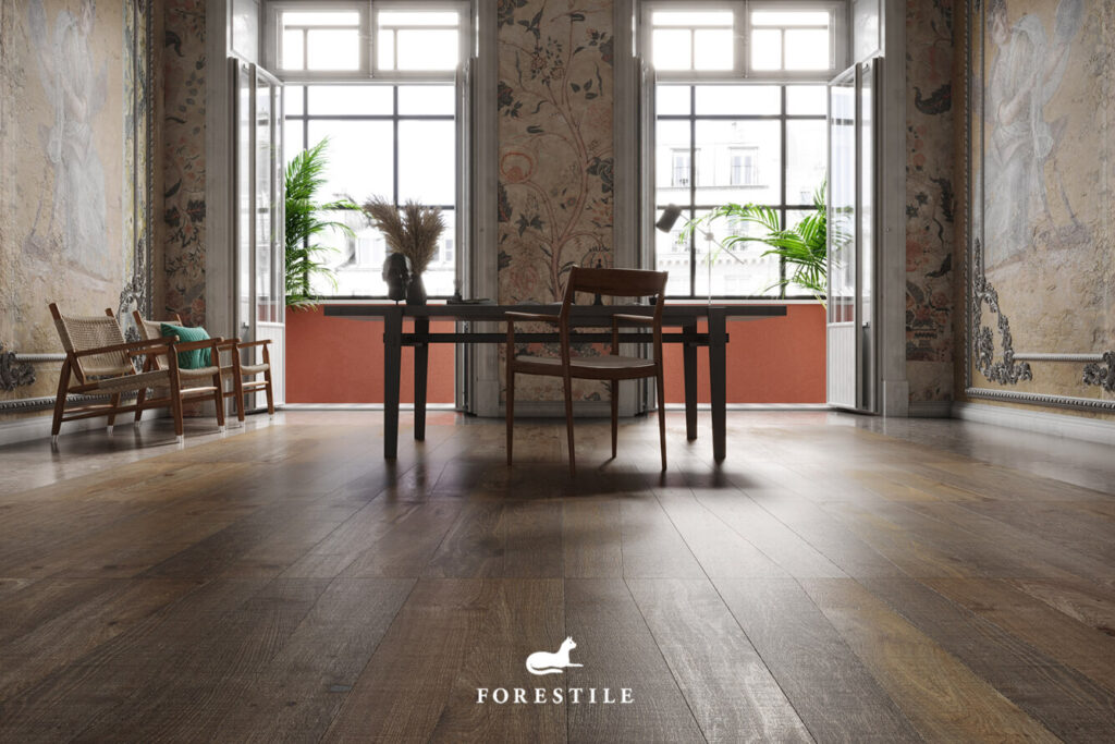 MEDOC Mirantico - parkiet zaprojektowany przez Michele De Lucchi